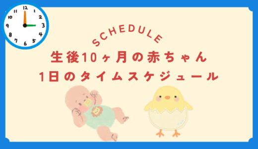 生後10ヶ月の赤ちゃんのタイムスケジュール完全ガイド